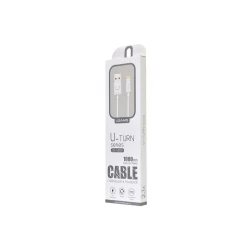 USAMS καλώδιο Lightning σε USB US-SJ097, 2.1A, 1m, λευκό