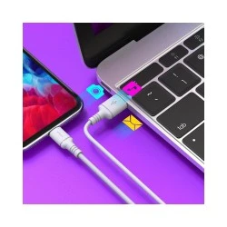 KAKUSIGA καλώδιο Lightning σε USB KSC-421, 2.8A, 480Mbps, 2m, λευκό