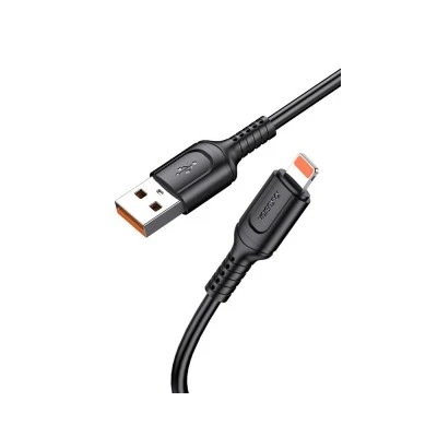 KAKUSIGA καλώδιο Lightning σε USB KSC-805, 2.4A, 480Mbps, 1m, μαύρο KAKUSIGA καλώδιο Lightning σε USB KSC-805, 2.4A, 480Mbps, 1m, μαύρο