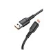 KAKUSIGA καλώδιο Lightning σε USB KSC-805, 2.4A, 480Mbps, 1m, μαύρο KAKUSIGA καλώδιο Lightning σε USB KSC-805, 2.4A, 480Mbps, 1m, μαύρο
