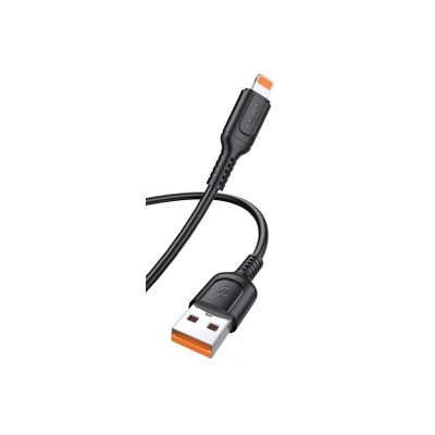 KAKUSIGA καλώδιο Lightning σε USB KSC-805, 2.4A, 480Mbps, 1m, μαύρο KAKUSIGA καλώδιο Lightning σε USB KSC-805, 2.4A, 480Mbps, 1m, μαύρο