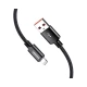 KAKUSIGA καλώδιο Lightning σε USB KSC-970, 3A, 480Mbps, 1m, μαύρο