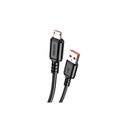 KAKUSIGA καλώδιο micro USB σε USB KSC-982, 3A, 480Mbps, 1m, μαύρο