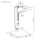 BRATECK βάση γραφείου οθόνης LDT70-T01, 17-49", έως 18kg, heavy duty BRATECK βάση γραφείου οθόνης LDT70-T01, 17-49", έως 18kg, heavy duty