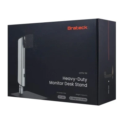 BRATECK βάση γραφείου οθόνης LDT70-T01, 17-49", έως 18kg, heavy duty BRATECK βάση γραφείου οθόνης LDT70-T01, 17-49", έως 18kg, heavy duty