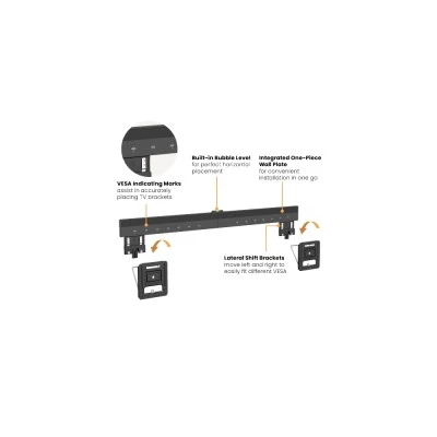 Βάση επίτοιχη τηλεόρασης BRATECK LED-1948 για TV 43"-100" ultra slim με ανοχή βάρους έως 75kg Βάση επίτοιχη τηλεόρασης BRATECK LED-1948 για TV 43"-100" ultra slim με ανοχή βάρους έως 75kg