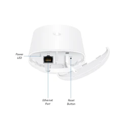UBIQUITI NanoStation Loco 5AC, 5GHz, 450Mbps, 13dBi, λευκό