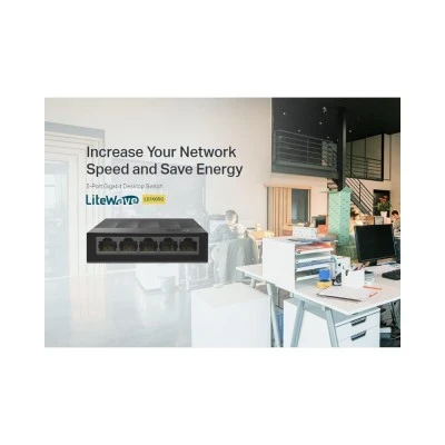 TP-LINK desktop switch LiteWave LS1005G, 5-port 10/100/1000Mbps, Ver 3.0