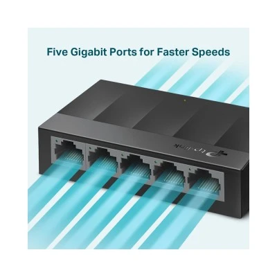 TP-LINK desktop switch LiteWave LS1005G, 5-port 10/100/1000Mbps, Ver 3.0