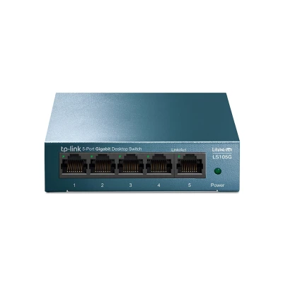 TP-LINK Desktop Switch LS105G, 5-port 10/100/1000Mbps, Ver. 1.0 TP-LINK Desktop Switch LS105G, 5-port 10/100/1000Mbps, Ver. 1.0