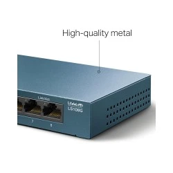 TP-LINK Desktop Switch LS108G, 8-port 10/100/1000Mbps, Ver. 1.0