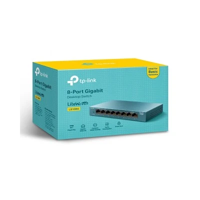 TP-LINK Desktop Switch LS108G, 8-port 10/100/1000Mbps, Ver. 1.0