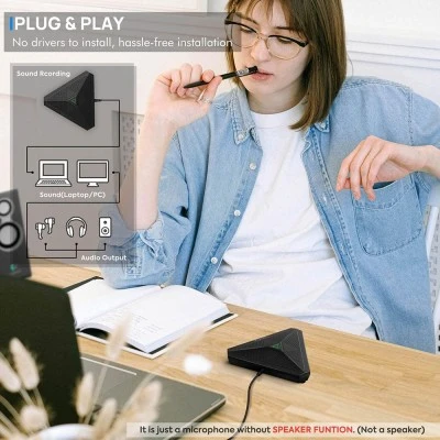 CMTECK επιτραπέζιο μικρόφωνο M001, omnidirectional, USB, μαύρο CMTECK επιτραπέζιο μικρόφωνο M001, omnidirectional, USB, μαύρο
