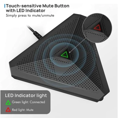 CMTECK επιτραπέζιο μικρόφωνο M001, omnidirectional, USB, μαύρο CMTECK επιτραπέζιο μικρόφωνο M001, omnidirectional, USB, μαύρο