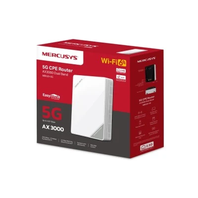 MERCUSYS Router MB520-5G με θύρα τηλεφώνου, 5G, AX3000 Dual Band WiFi 6, 3000Mbps, V.1.0
