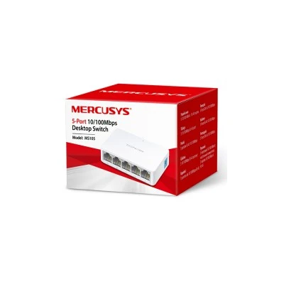 Μεταγωγέας δικτύου Desktop Switch MERCUSYS MS105 5x 10/100 Mbps Ver. 2