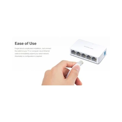 Μεταγωγέας δικτύου Desktop Switch MERCUSYS MS105 5x 10/100 Mbps Ver. 2