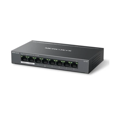 MERCUSYS Desktop Switch MS108GP, 8x 10/100/1000 Mbps, PoE+, Ver. 1.0