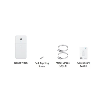UBIQUITI PoE NanoSwitch N-SW, 4-Port 10/100/1000Mbps, outdoor