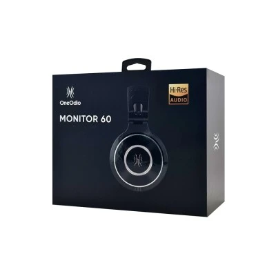 ONEODIO headset Monitor 60, 6.35mm & 3.5mm σύνδεση, Hi-Res, 50mm, μαύρο ONEODIO headset Monitor 60, 6.35mm & 3.5mm σύνδεση, Hi-Res, 50mm, μαύρο