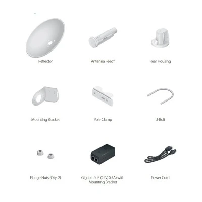 UBIQUITI UISP airMAX PowerBeam M5 400 mm Bridge, 5GHz, 25dBi