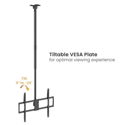 BRATECK βάση τηλεόρασης οροφής PLB-CE1568XL, 50-100", έως 80kg, heavy duty BRATECK βάση τηλεόρασης οροφής PLB-CE1568XL, 50-100", έως 80kg, heavy duty
