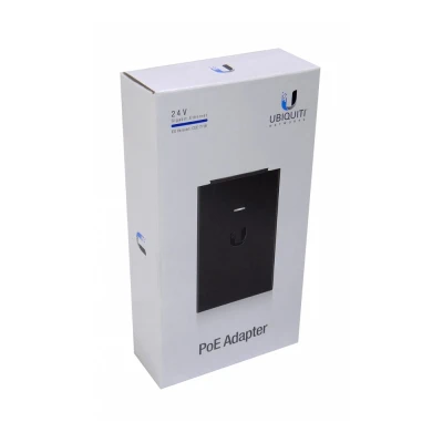 UBIQUITI Gigabit PoE Adapter POE-24-24W-G, 24V, 1A, 24W, με power cable
