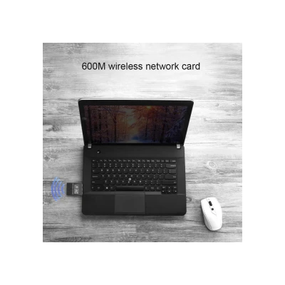 POWERTECH ασύρματος USB αντάπτορας PT-1041, AC600 600Mbps, 2.4/5GHz WiFi