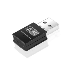 POWERTECH ασύρματος USB αντάπτορας PT-1041, AC600 600Mbps, 2.4/5GHz WiFi