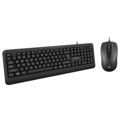 POWERTECH set ποντίκι & πληκτρολόγιο PT-1067 ενσύρματο 1000dpi μαύρο