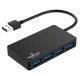 POWERTECH USB hub PT-1145, 4x θυρών, 5Gbps, USB σύνδεση, μαύρο POWERTECH USB hub PT-1145, 4x θυρών, 5Gbps, USB σύνδεση, μαύρο