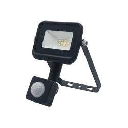 Στεγανός Προβολέας LED 10W με ενδιάμεσο φως 4000K με Αισθητήρα Κίνησης IP65