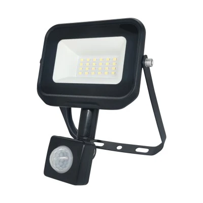Στεγανός Προβολέας LED 20W με ενδιάμεσο φως 4000K με Αισθητήρα Κίνησης IP65