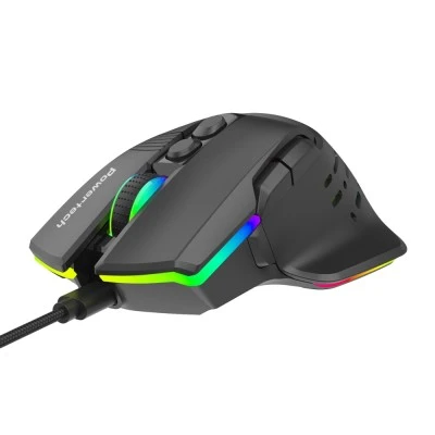 POWERTECH ενσύρματο gaming ποντίκι PT-1274, RGB φως, οπτικό, 12000DPI, μαύρο POWERTECH ενσύρματο gaming ποντίκι PT-1274, RGB φως, οπτικό, 12000DPI, μαύρο