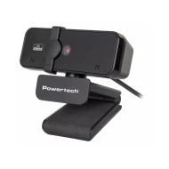 POWERTECH web camera PT-1291, 5MP, 2K Quad HD, αυτόματη εστίαση, 1.5m, μαύρη