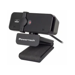 POWERTECH web camera PT-1291, 5MP, 2K Quad HD, αυτόματη εστίαση, 1.5m, μαύρη