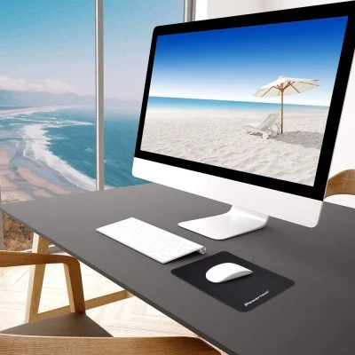 POWERTECH mouse pad PT-1292, 20x18cm, μαύρο POWERTECH mouse pad PT-1292, 20x18cm, μαύρο