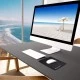 POWERTECH mouse pad PT-1292, 20x18cm, μαύρο POWERTECH mouse pad PT-1292, 20x18cm, μαύρο