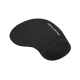 POWERTECH mouse pad PT-1293 με στήριγμα καρπού, 23x19x1.8cm, μαύρο