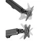 POWERTECH βάση γραφείου οθόνης PT-1365, 17-27", έως 7kg
