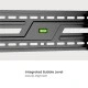 POWERTECH επιτοίχια βάση τηλεόρασης PT-1370, 37-86", έως 75kg, ρυθμιζόμενη κλίση