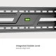 POWERTECH επιτοίχια βάση τηλεόρασης PT-1371, 37-86", έως 75kg, fixed