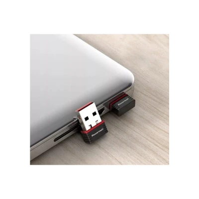 POWERTECH ασύρματος USB αντάπτορας δικτύου PT-1384, 150Mbps WiFi
