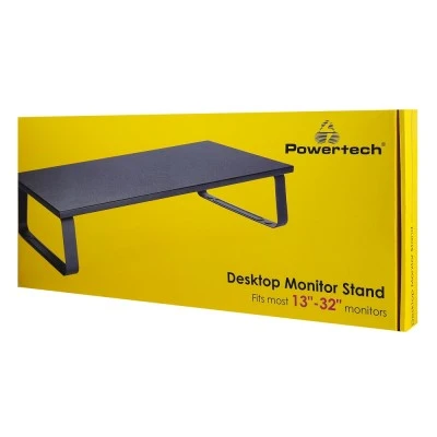 POWERTECH επιτραπέζια βάση οθόνης/laptop PT-1444, 13-32", έως 20kg, μαύρη POWERTECH επιτραπέζια βάση οθόνης/laptop PT-1444, 13-32", έως 20kg, μαύρη