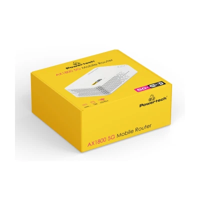 POWERTECH 5G mobile router PT-1511, WiFi 6, AX1800 dual band, 4000mAh