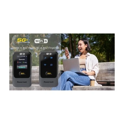 POWERTECH 5G mobile router PT-1512, WiFi 6, AX900 dual band, 4000mAh POWERTECH 5G mobile router PT-1512, WiFi 6, AX900 dual band, 4000mAh