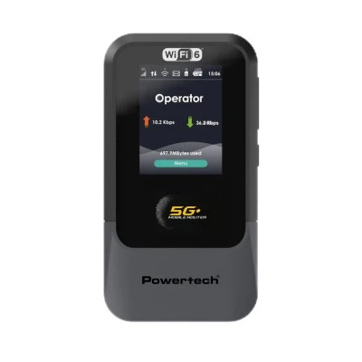 POWERTECH 5G mobile router PT-1512, WiFi 6, AX900 dual band, 4000mAh POWERTECH 5G mobile router PT-1512, WiFi 6, AX900 dual band, 4000mAh