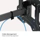 POWERTECH επιτοίχια βάση τηλεόρασης PT-1555, 23-43", έως 30kg, full motion