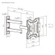 POWERTECH επιτοίχια βάση τηλεόρασης PT-1556, 23-43", έως 30kg, full motion POWERTECH επιτοίχια βάση τηλεόρασης PT-1556, 23-43", έως 30kg, full motion