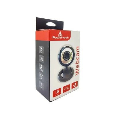 Web Camera POWERTECH PT-509 1.3MP Plug & Play μαύρη με χειροκίνητη εστίαση φακού Web Camera POWERTECH PT-509 1.3MP Plug & Play μαύρη με χειροκίνητη εστίαση φακού
